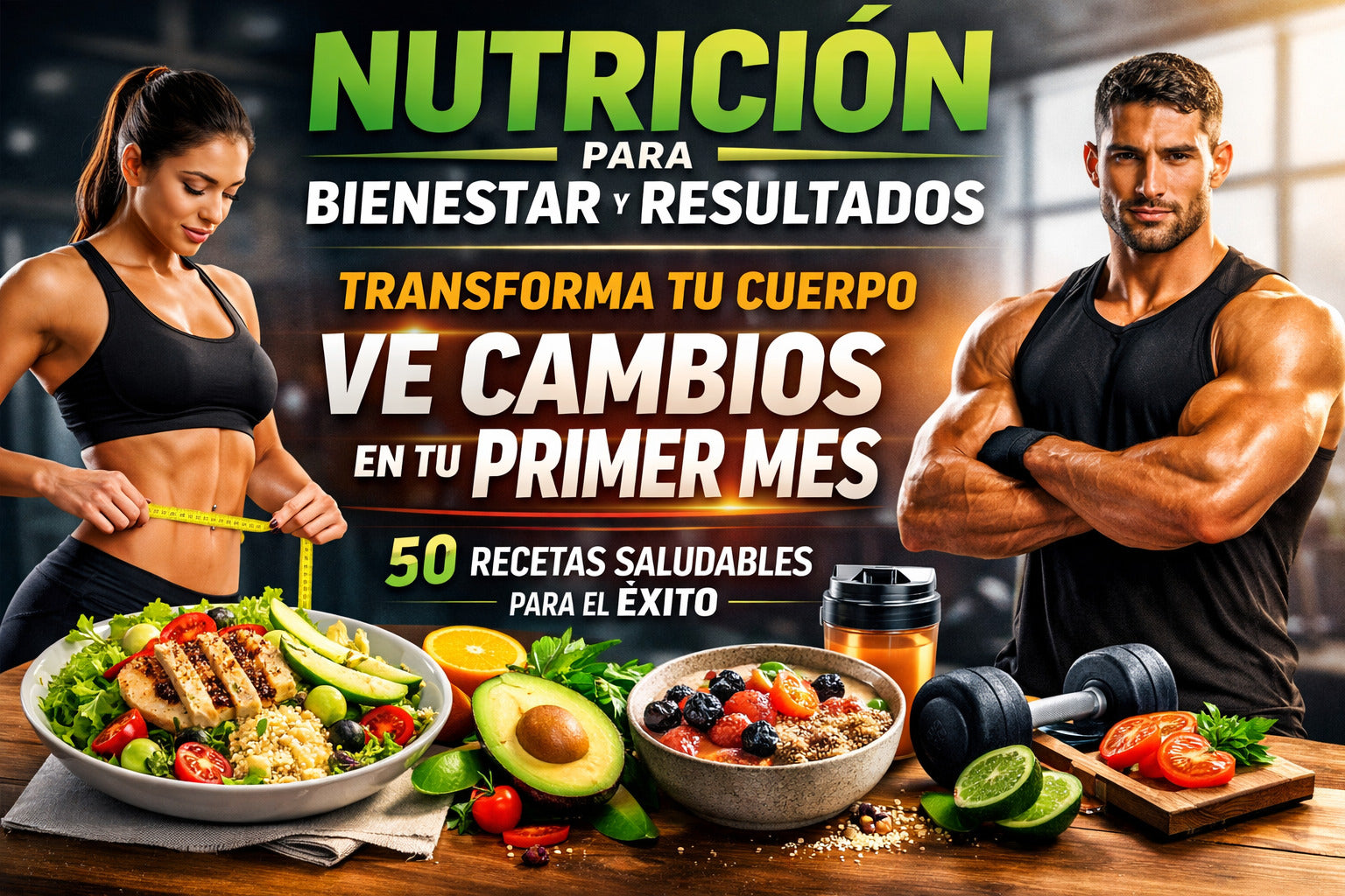 Nutrición y Bienestar transforma tu cuerpo, ve cambios seguros en un mes